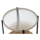 Стол журнальный HALMAR KAMALA S натуральный/черный